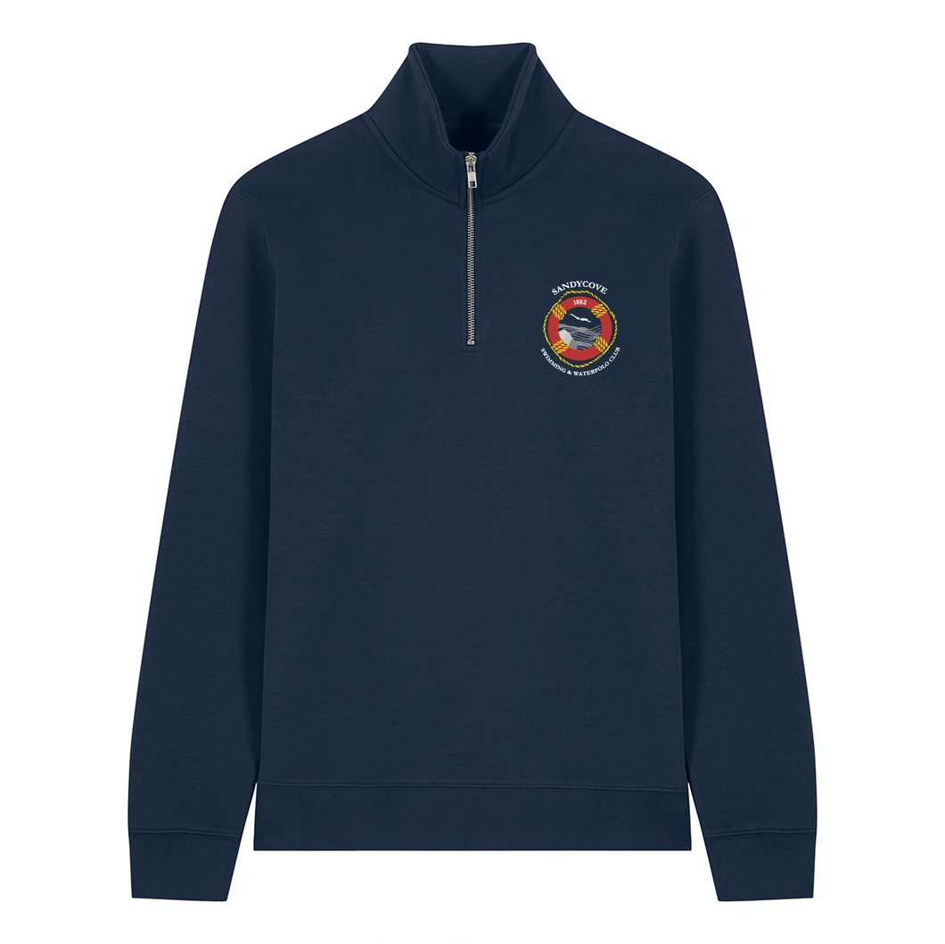 Sandycove S.C. Unisex 1/4 Zip Premium Organic Sweatshirt