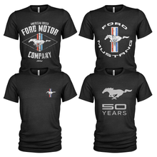 Load image into Gallery viewer, 4 Pack Men's Crew Neck Ford Mustang T-Shirts
