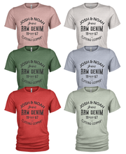 Load image into Gallery viewer, 6 Pack Josh &amp; Noah Raw Denim Men's 100% organic Crew Neck Casual T-Shirts

