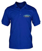 Load image into Gallery viewer, Ford Original Oval Men's Pique Polo Shirt
