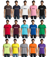 Load image into Gallery viewer, Personalized Custom T-shirts for Men &amp; Women Classic Movie / Music and TV Fonts
