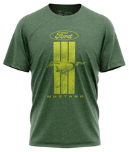 Load image into Gallery viewer, Ford Mustang Racing Stripe Vintage Men's T Shirt
