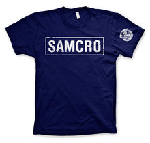 Load image into Gallery viewer, Sons Of Anarchy Samcro Navy T-Shirt
